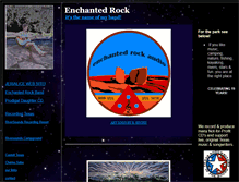 Tablet Screenshot of enchantedrock.com